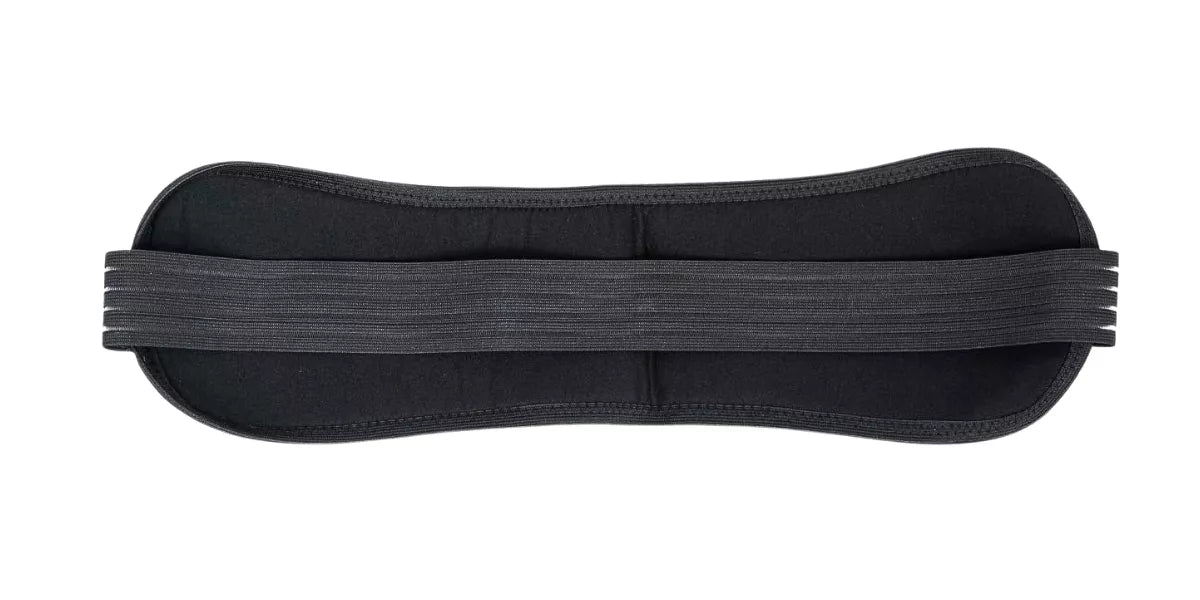 abdomen support pad from 3-in-1 pregnancy belly band set for placing under the abdomen on a white background.