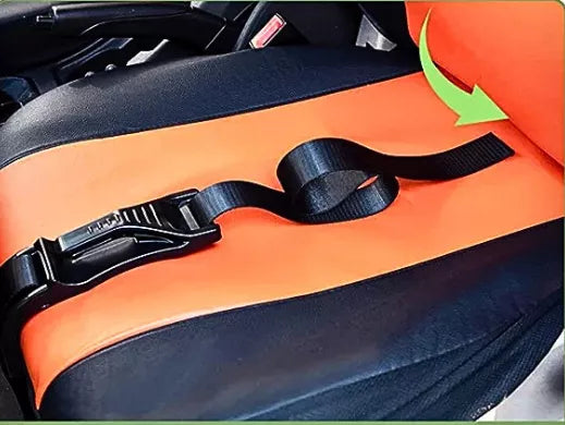 Step-by-step installation guide showing how to fit a pregnancy seat belt adjuster securely in a car for a safe ride.