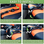 Four easy steps to install pregnancy seat belt adjuster in car for a safe and comfortable car ride.